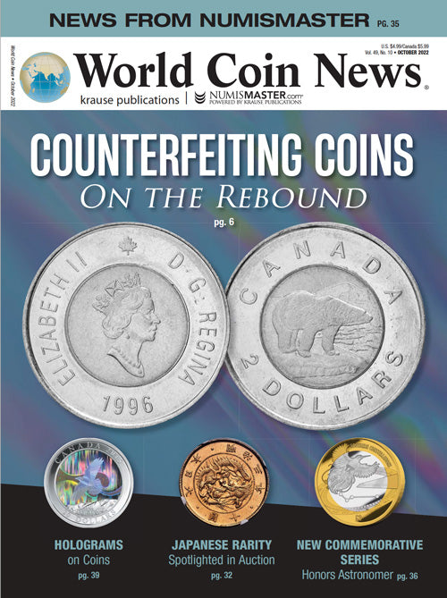 2022 World Coin News Digital Issue No.10 October Numismaster