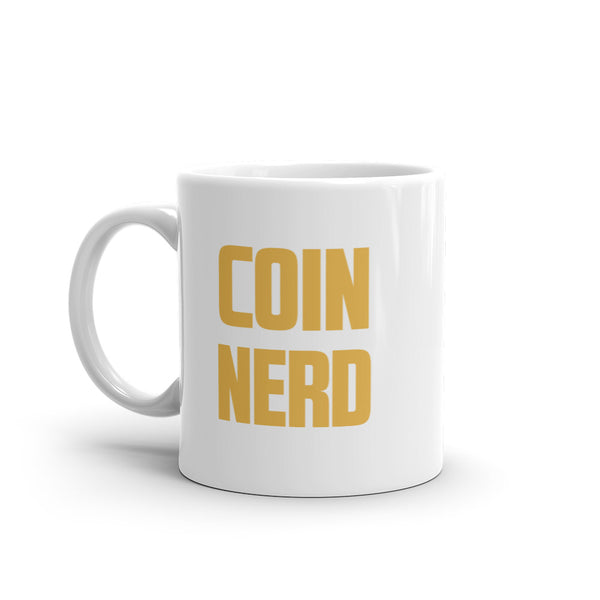 Coin Nerd (Gold) Mug