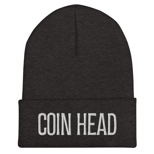 "Coin Head" Cuffed Beanie