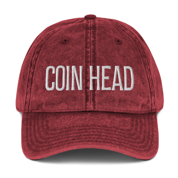 "Coin Head" Vintage Cotton Twill Cap