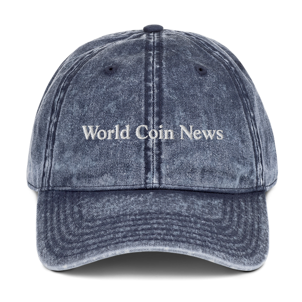 World Coin News Vintage Cotton Twill Cap