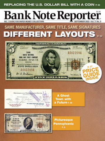 2022 Bank Note Reporter Digital Issue No. 09, September