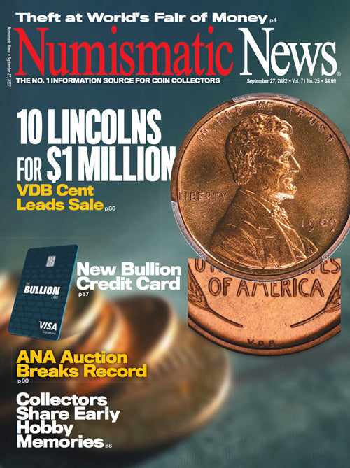 2022 Numismatic News Digital Issue No. 25, September 27
