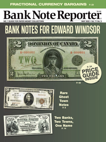 2022 Bank Note Reporter Digital Issue No. 05, May
