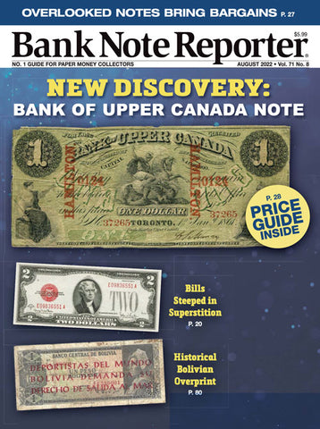 2022 Bank Note Reporter Digital Issue No. 08, August