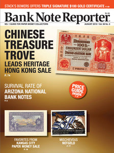 2019 Bank Note Reporter Digital Issue No. 08, August