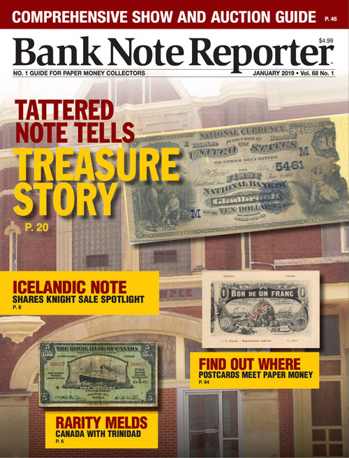2019 Bank Note Reporter Digital Issue No. 01, January – Numismaster