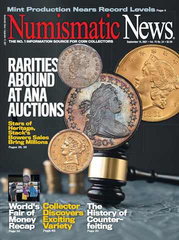2021 Numismatic News Digital Issue No. 24, September 14