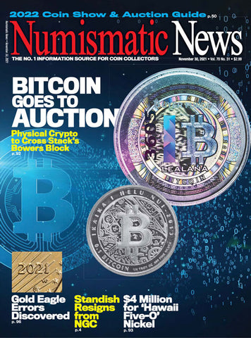 2021 Numismatic News Digital Issue No. 31, November 30