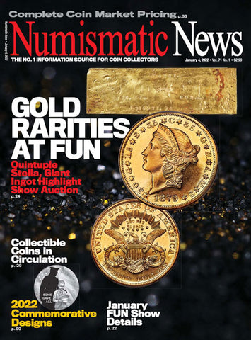 2022 Numismatic News Digital Issue No. 01, January 4
