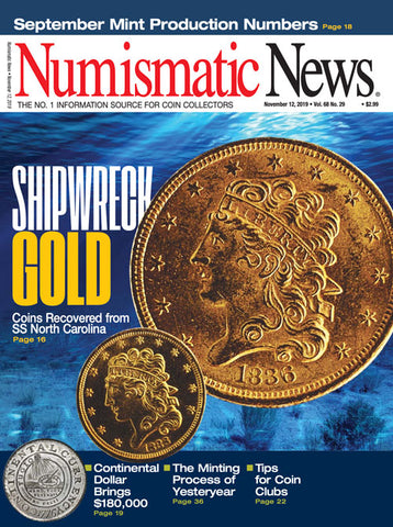 2019 Numismatic News Digital Issue No. 29, November 12