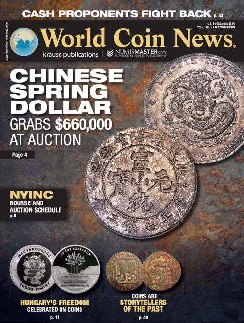 2020 World Coin News Digital Issue No. 09, September – Numismaster