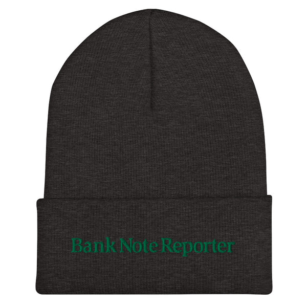 Bank Note Reporter Cuffed Beanie