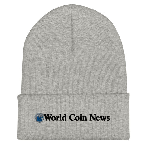 World Coin News Cuffed Beanie