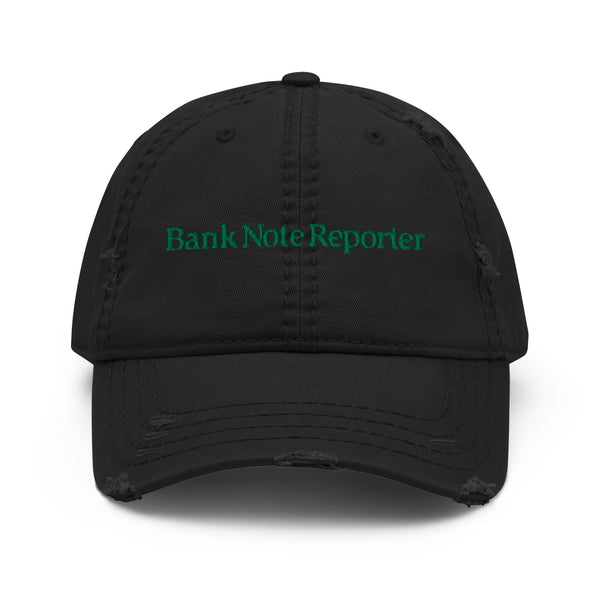 Bank Note Reporter Distressed Dad Hat
